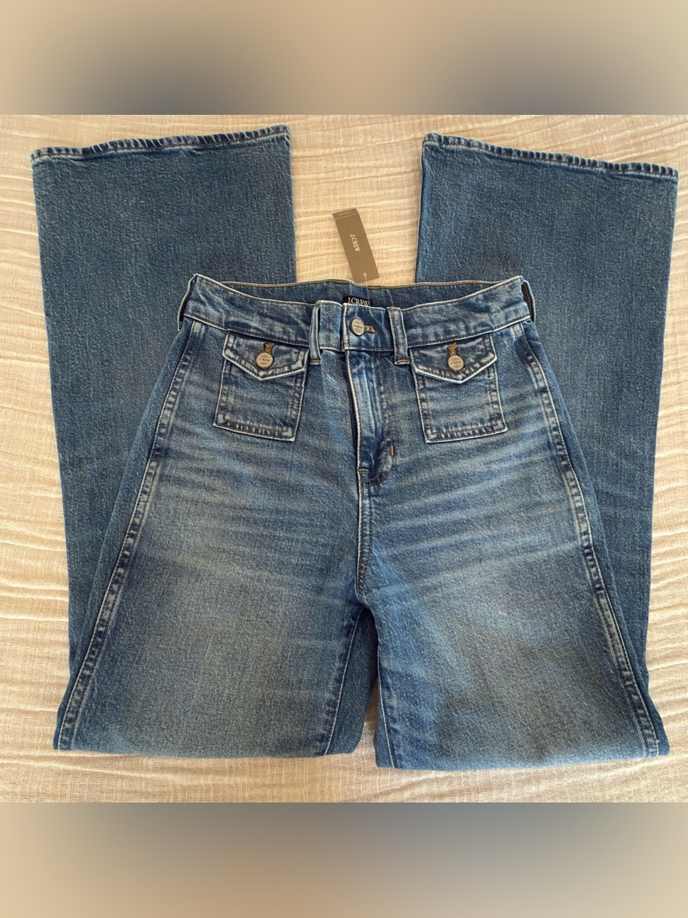 👖 J.Crew High-Rise Flare Jeans - Size 24P